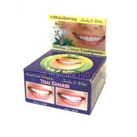 Whitening toothpaste is based on natural oils and clove Shining White