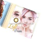 Korean colored lenses that increase the eye. Series Loft