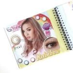 Korean colored lenses that increase the eye. Rainbow Model