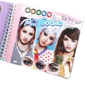 Korean colored lenses that increase the eye. Model Soda