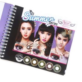 Korean colored lenses that increase the eye. Summer Model