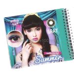 Korean colored lenses that increase the eye. Summer Model