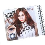 Korean colored lenses that increase the eye. Model Bambie