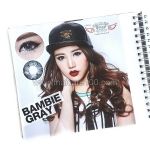 Korean colored lenses that increase the eye. Model Bambie