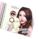 Korean colored lenses that increase the eye. Model Honey