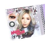 Korean colored lenses that increase the eye. Rose Model