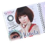 Korean colored lenses that increase the eye. Linda Model