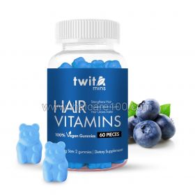 Twitamins Hair Vitamin Gummies 60 pcs