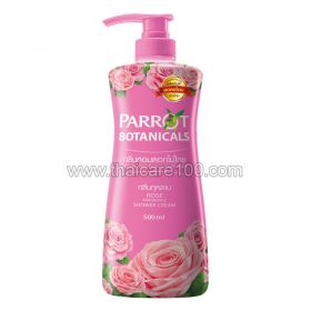 Shower gel with rose fragrance Parrot Shower Cream Sweet Pink Rose (450 ml)
