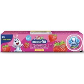 Strawberry toothpaste gel Kodomo Toothpaste for children from 5 months