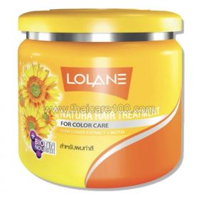 Mask for dry and colored hair Lolane Natura Hair Treatment Sunflower Oil with Sunflower