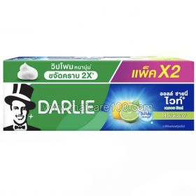 Toothpaste Darley with mint and lemon Darlie All Shiny White Lemon Mint Fluoride (2 * 140 g)