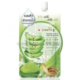 Shining gel with aloe and snail Aloe-Vera Gel, Snail Bright