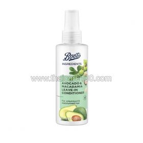 Conditioner with avocado and Macadamia from Boots Ingredients for fine and dry hair