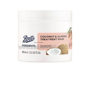 Mask for dry and normal hair's coconut and almonds from Boots Ingredients