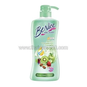 Anti-cellulite shower gel with fruit acids Be Nice Firm & White 400 ml
