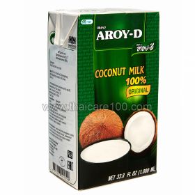 Pasteurized 100% coconut milk Aroy-D