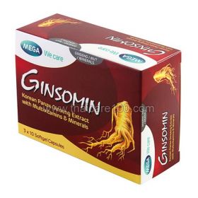 Immunnostimuliruyuschie capsules Korean Ginseng Ginsomin Ginsomin