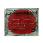 Collagen face mask with red wine Milatte Collagen Red Wine Facial Mask