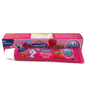 Strawberry toothpaste gel Kodomo Toothpaste for children from 5 months