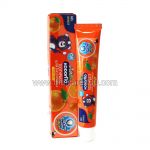 Children's toothpaste-flavored cream with orange and strawberry with double protection Kodomo Cream c 5 months