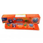 Children's toothpaste-flavored cream with orange and strawberry with double protection Kodomo Cream c 5 months