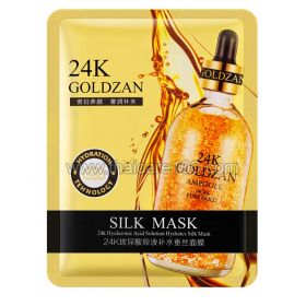 Silk Mask with Hyaluronic Acid 24K Goldzan Ampoule Silk Mask