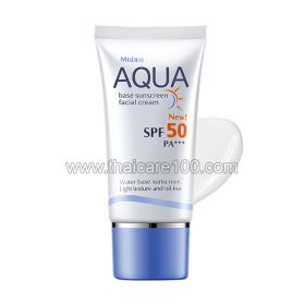 Waterproof sunscreen-mousse Mistine Aqua Base Mousse Blue