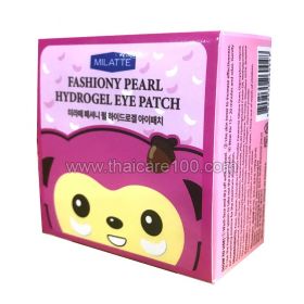 Anti-edematous hydrogel patches with pearls Milatte Fashiony Pearl Hydrogel Eye Patch