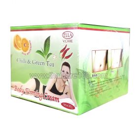 Cream against cellulite with chili and green tea ELLA V.Care Body Firming Cream