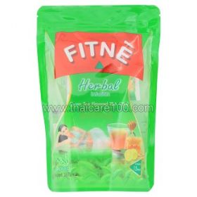 Green fitness tea with lemon and honey Fitne Herbal Infusion