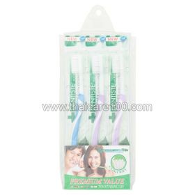 Toothbrush for cleansing the teeth and mouth before going to sleep Dentisté Plus