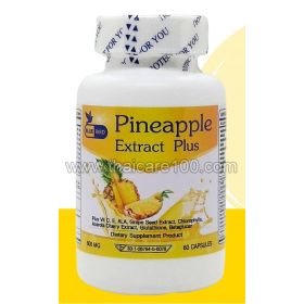 Capsules Pineapple with bromelain 100% natural