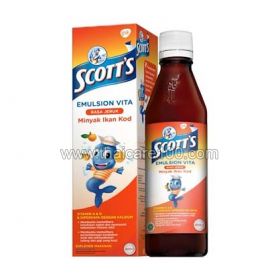 Children's vitamin complex with fish oil and calcium ScottS Emulsion Cod Liver Oil