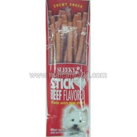 Chewing chopsticks for dogs with the flavor of beef Sleeky Chewy