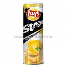 Chips Leys "Extra Cheese" Crispy Potato Lays StackS Extra Cheese (100 g)