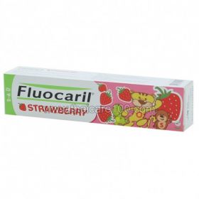 Strawberry toothpaste Fluocaril Kid Toothpaste 2-6 years