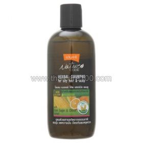 Shampoo for oily hair and scalp Lolane Nature Code with citrus