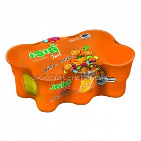 Jelly with orange juice Jele Light Jelly Orange Flavor in a glass with a tube (6 pcs)