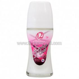 Whitening deodorant with a fragrance of colors 12Plus Roll On Whitening Less Shave