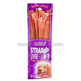 Chewing sticks for dogs with a taste of liver Sleeky Tasty