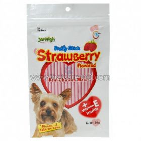 Strawberry sticks for small dogs Jerhigh Stix Strawberry Style