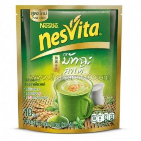 Drink from whole-grain with green tea Latte Matcha Nesvita Actifibras Instant 