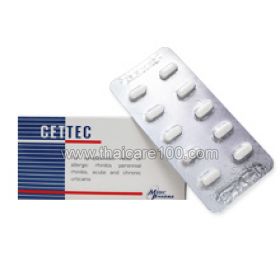 Allergy tablets Cettec tablet Cetirizine (10 pcs)