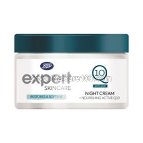 Anti-Aging Night Cream with Coenzyme and Aloe Boots Expert Anti Ageing Night Cream + q10