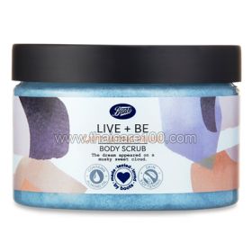 Almond Oil Body Scrub Boots LIVE + BE Captivating Pause Body Scrub