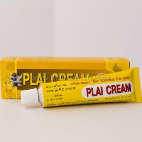 Plai Cream Ointment based on ginger from bruises and injuries