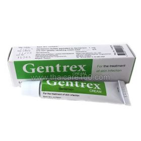 Gentrex Cream antibiotic for the treatment of festering wounds, cuts, burns and rashes on the skin