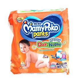 Japanese panty-diapers Mamy Poko Happy Day & Night M (7-12 kg) 17 pieces