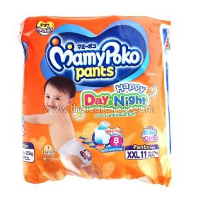 Japanese panty-diapers Mamy Poko Happy Day & Night XXL (15-25 kg) 11 pieces